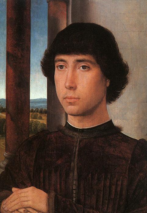 Hans Memling Portrait of a Young Man    kk China oil painting art